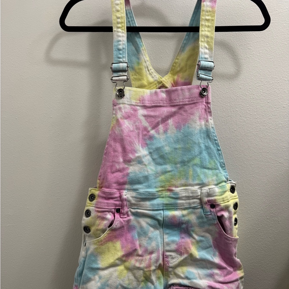BlackHeart Size 3 Tie-Dye Overall Shorts